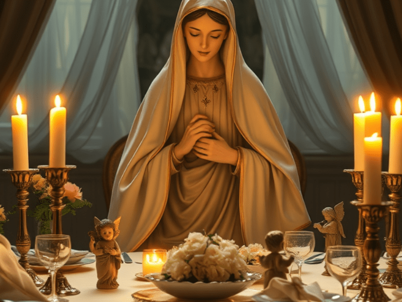 Dinner with the Virgin&nbsp;Mary